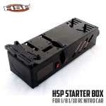 Starter Box For RC Car 1/10 And 1/8 Scale Nitro Power (Black)